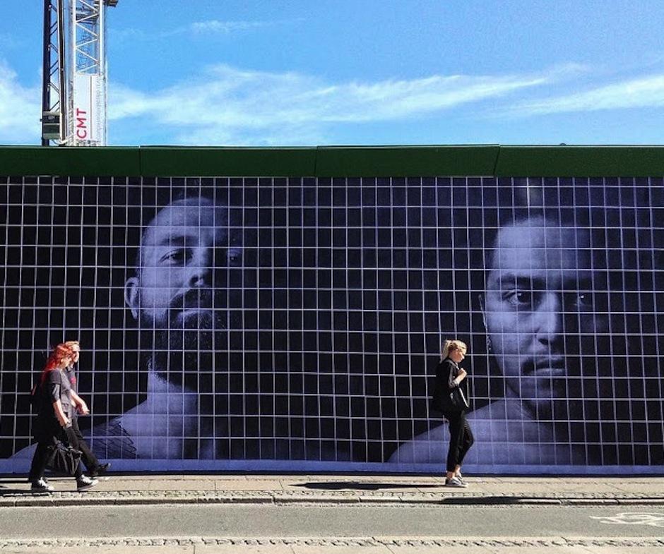 Las fotografías del guatemalteco Eny Roland se transforman en murales en la ciudad de Copenhagen. (Foto: Eny Roland) 