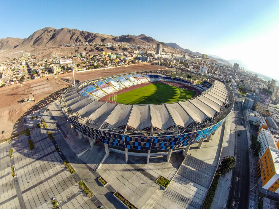 El Estadio Regional Calvo y Bascuñán, ubicado en Antofagasta, es uno de los escenarios de la Copa América 2015.
