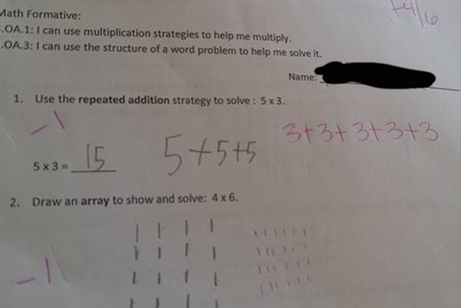 Imagen del examen del niño que causa polémica alrededor del mundo. (Foto: Twitter @nbcwashington)