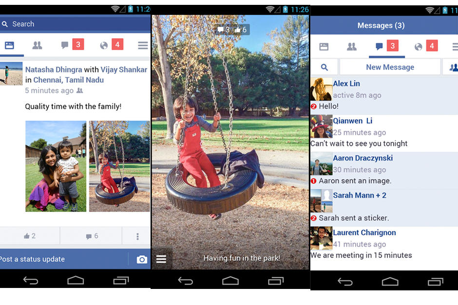 La aplicación Facebook Lite desarrollada para países emergentes o en vías de desarrollo. 