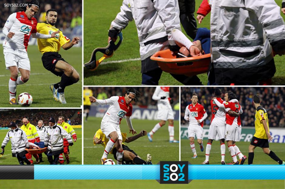 Radamel Falcao García podría estar fuera de 6 a 8 meses si se confirma la lesión de ligamentos cruzados y por ende se ausentaría de la Copa del Mundo. (Imagen: Soy502)