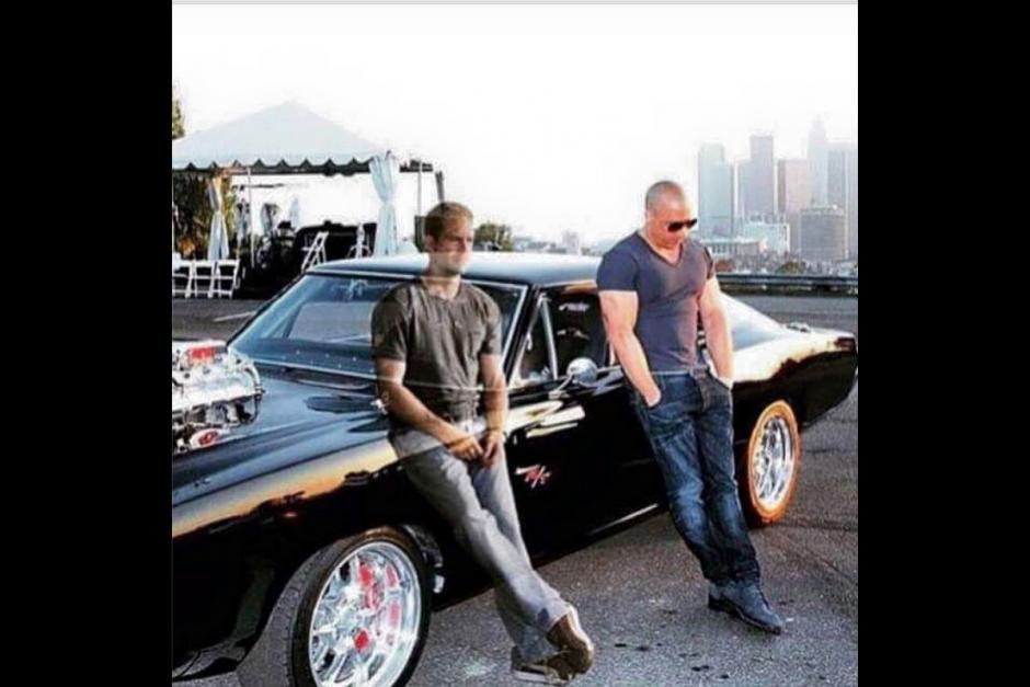 La foto del fantasma de Paul Walker junto a su amigo en vida, Vin Diesel, se ha vuelto viral. (Foto: Jeffrey Raymond Frohlich)