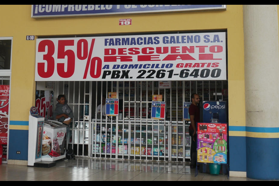 La intervención a Farmacias Galeno se mantendrá, porque aún falta el pago de la multa y los intereses por la defraudación tributaria. (Foto: Archivo/Soy502)
