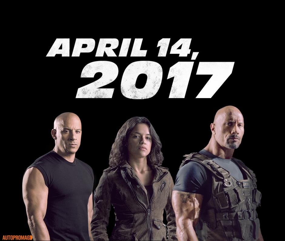Vin Diesel, Michelle Rodríguez y Dwayne "La Roca" Johnson serán los protagonistas de la octava entrega de la saga. (Foto: autopromag.com)