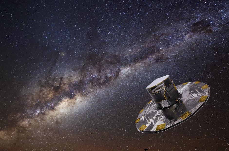 El satélite Gaia observará el cielo durante cinco años. (Foto: Agencia Espacial Europea).