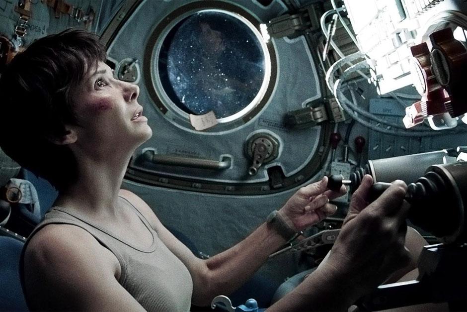 Gravity, la cinta del director mexicano Alfonso Cuarón que es protagonizada por Sandra Bullock, podría luchar por varias estatuillas. (Imagen de Gravity)