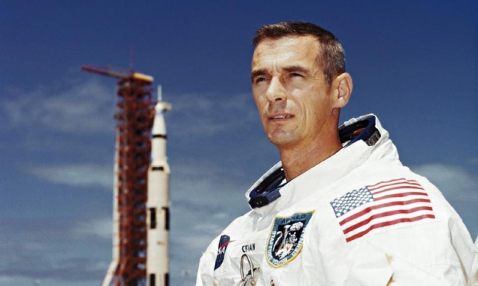 Eugene Cernan fue el comandante del Apolo 17 en diciembre de 1972. (Foto: guim.co.uk)