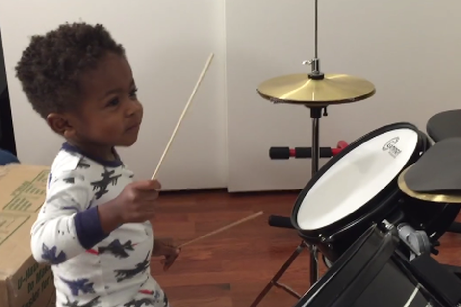 LJ Wilson es un muy joven baterista. (Foto: Fecebook/@BabyBoyDrummer)