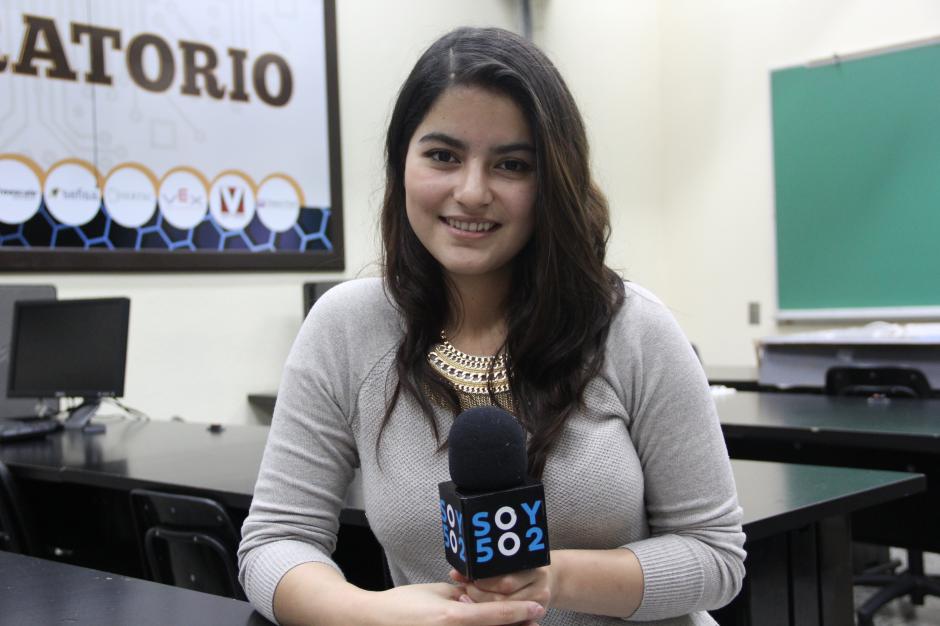 Andrea Lara ha creado Glucotrack, una aplicación que busca brindar una herramienta que facilite la vida de los pacientes con diabetes. (Foto: Fredy Hernández/Soy502)