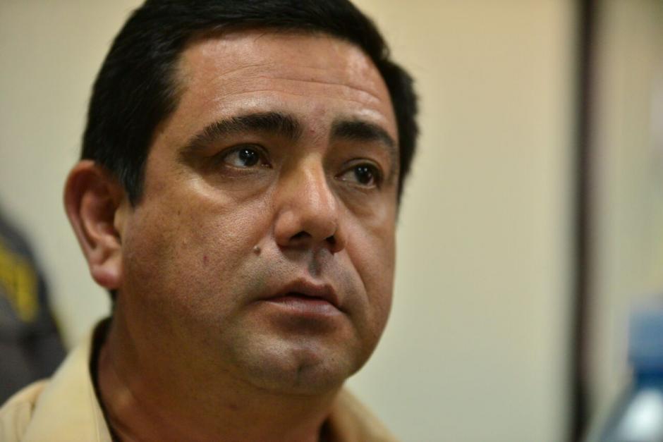 Otto Alejandro Barrios de León es sindicado por el MP de haber pagado para dar muerte a su novia y cobrar así un seguro de vida. (Foto: Wilder López/Soy502) 