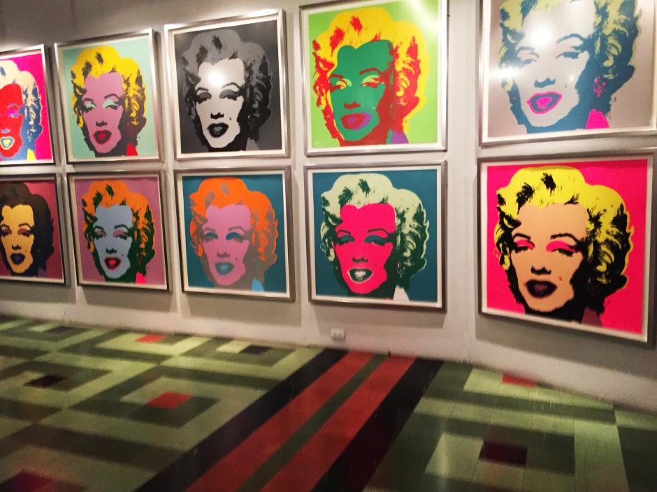 Las pinturas de Warhol pertenecen al MOMA de Atlanta. (Foto: Nancy Chang)