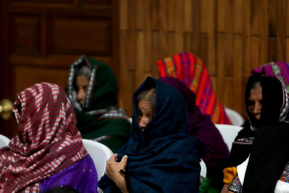 Mujeres sobrevivientes del caso conocido como Sepur Zarco.(Foto: EFE)