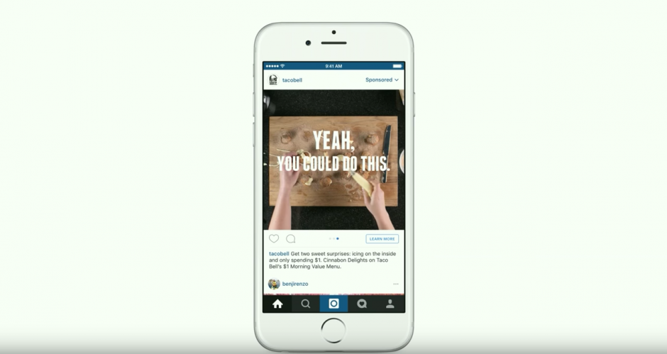 Instagram implementa un carrusel del videos para promocionar empresas (Captura de pantalla: YouTube)