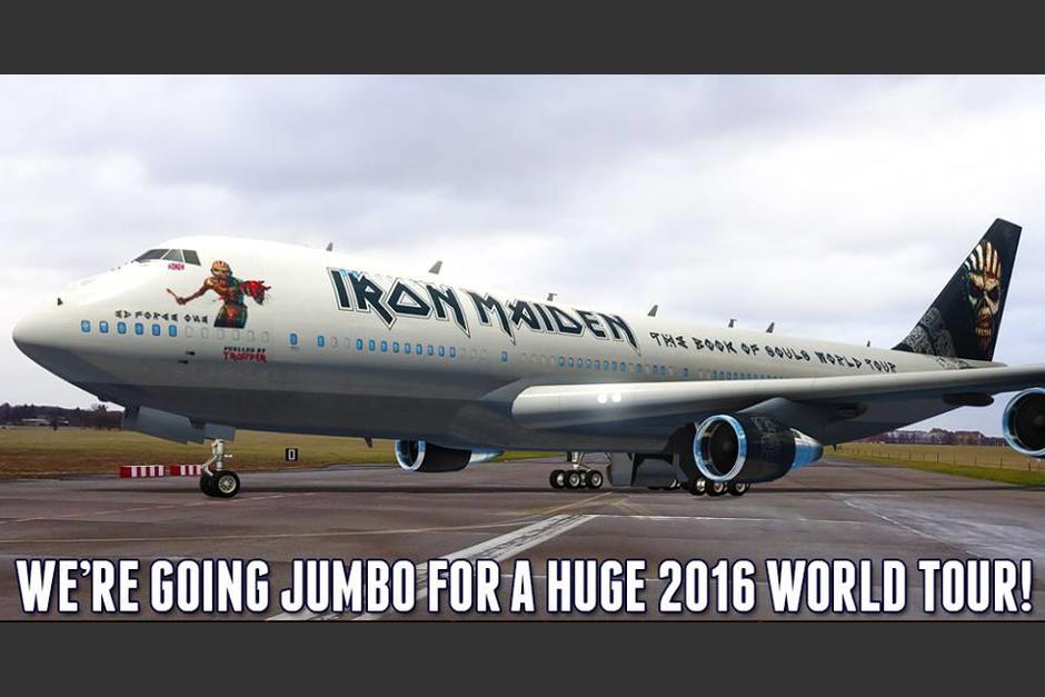 La agrupación de rock Iron Maiden arribará a El Salvador en su gira 2016. (Foto: Iron Maiden oficial) 