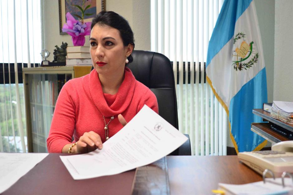 La presidenta de la Sala Tercera de la Corte de Apelaciones Civil, María Cristina Fernández García, denunció que la Supervisión de Tribunales inició una inspección en su contra por represalias al apoyar a la magistrada Claudia Escobar. (Foto: Jesús Alfonso/Soy502)