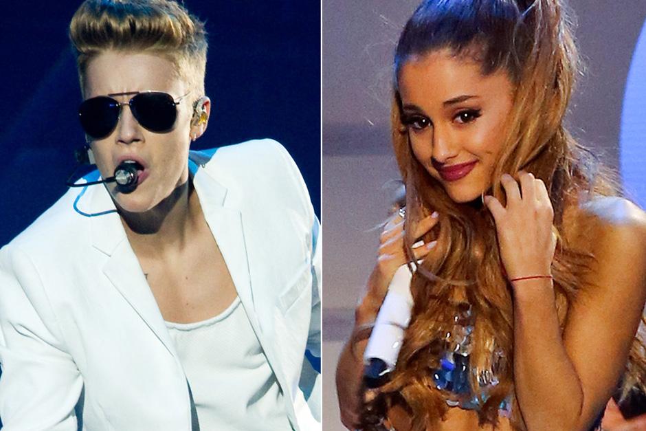 Justin y Ariana comparten actualmente una gira de conciertos. (Foto: j-14.com)