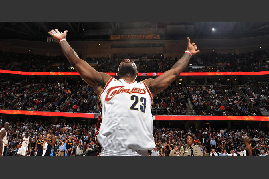 El Rey Lebron y su equipo están en su mejor momento en la NBA. (Foto. AFP) 