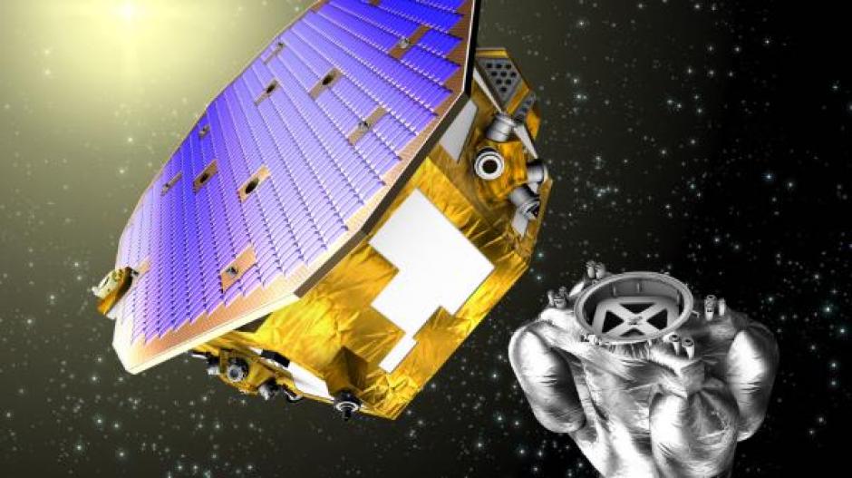 La Agencia Espacial Europea (ESA) presenta el satélite con fines científicos "Lisa Pathfinder", que tratará de medir las ondas gravitacionales en el espacio exterior. 