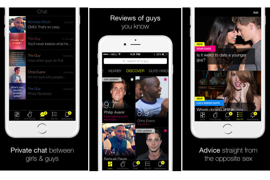 Lulu es una aplicación móvil diseñada para que las mujeres califiquen a los hombres con los que han tenido una cita. (Foto: Lulu)