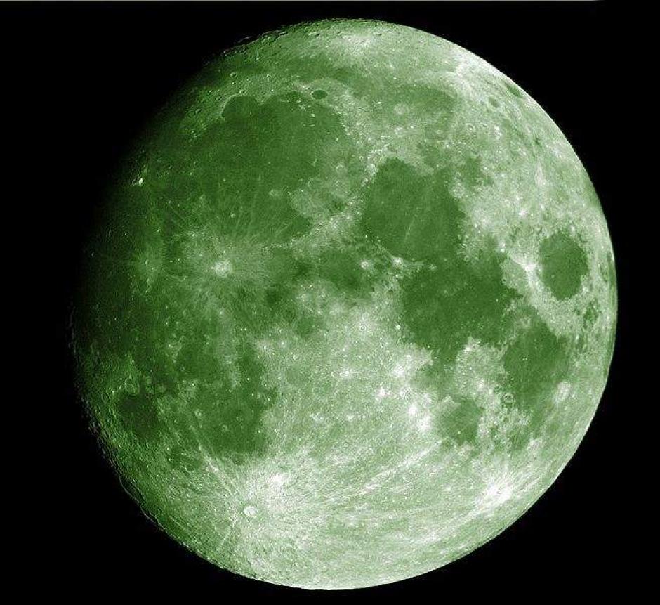 En las redes sociales corre el rumor de que la luna se teñirá de verde el próximo 20 de abril. (Imagen: achernarastronomia.blogspot.com)