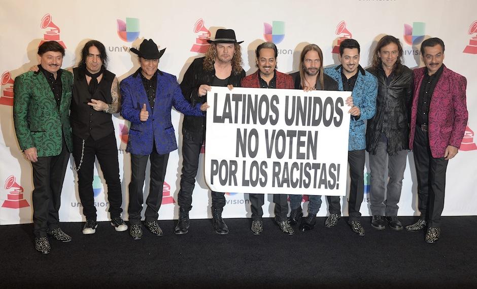 Las Agrupaciones mexicanas Maná y Los Tigres del Norte, aconsejan a la comunidad latina en Estados Unidos que no vote por candidatos racistas. (Foto: EFE) 