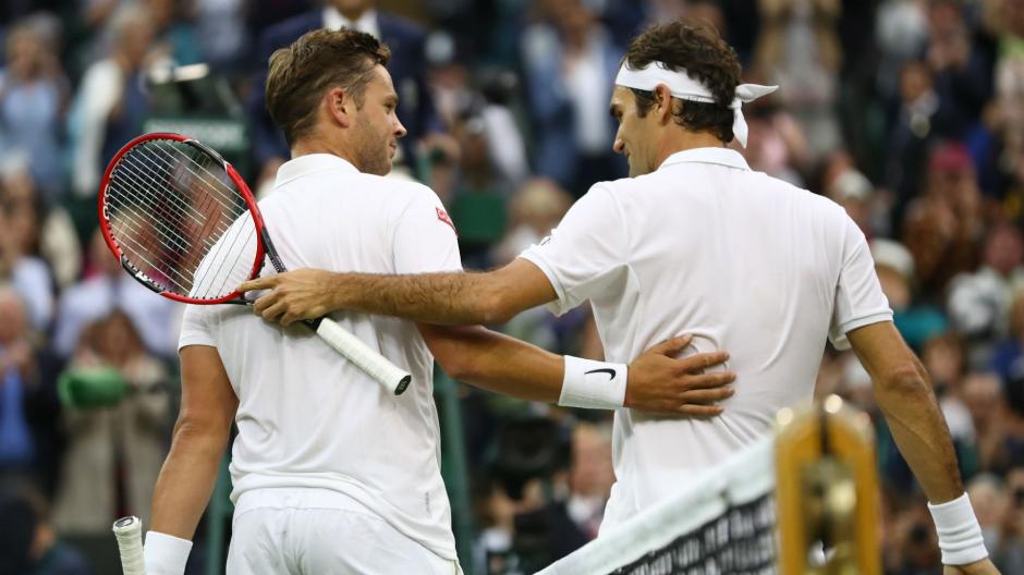 Marcus Willis, un profesor de tenis se enfrentó en un juego a Roger Federer, uno de los mejores tenistas del mundo. (Foto: sportingnews.com)