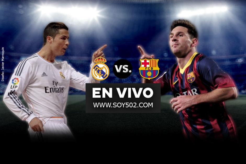 Real Madrid y Barcelona se enfrentan en un emocionante duelo. (Arte: Javier Marroquín)