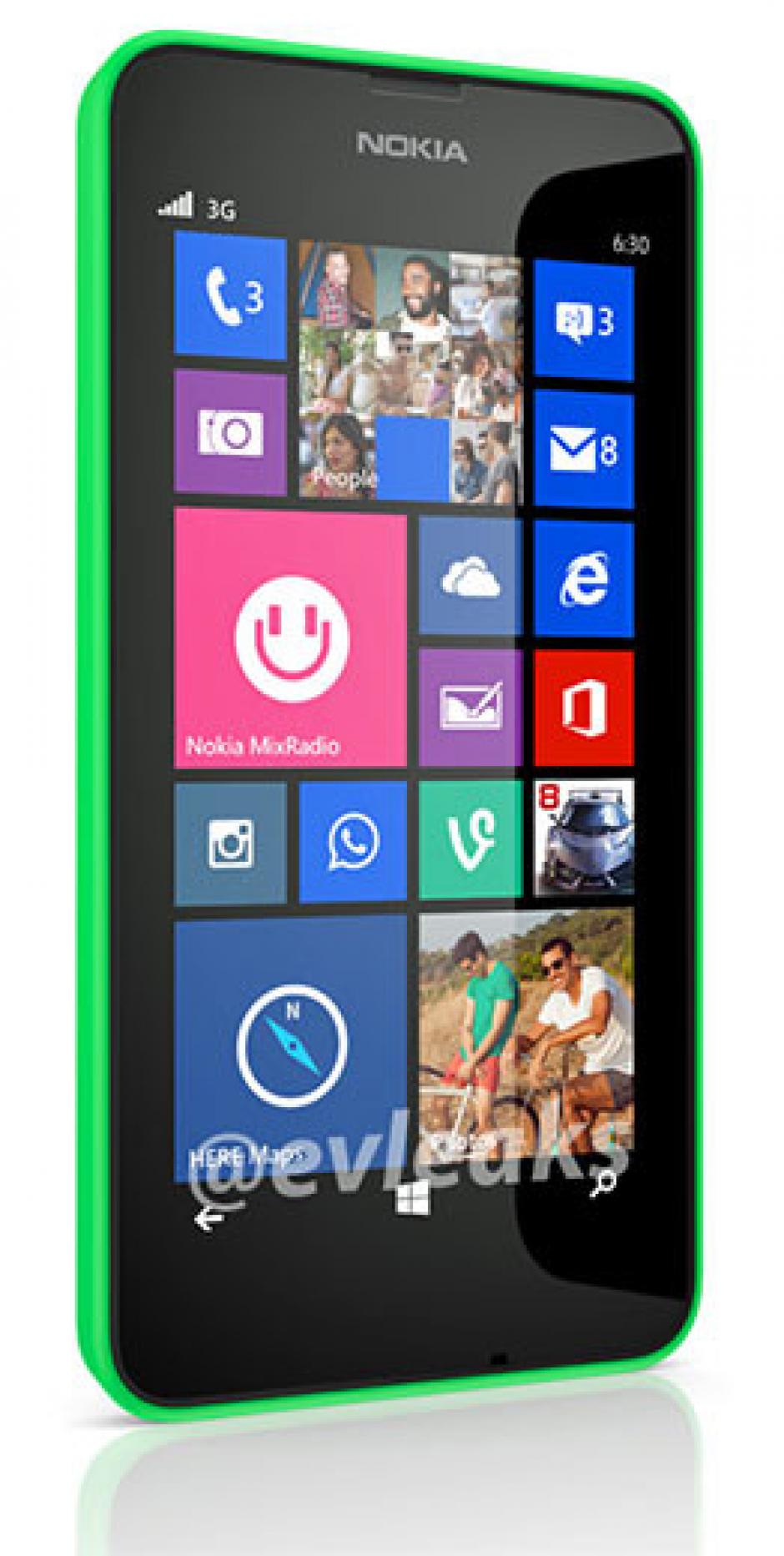 El Nokia Lumia 630 es lo último de la firma finlandesa que le apuesta a los Windows Phone. (Foto: @evleaks)