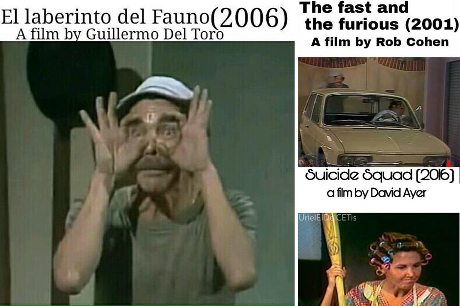 Varias películas famosas se vieron representadas por escenas de la serie del Chavo del 8. (Foto: Twitter @Esepinchewey)