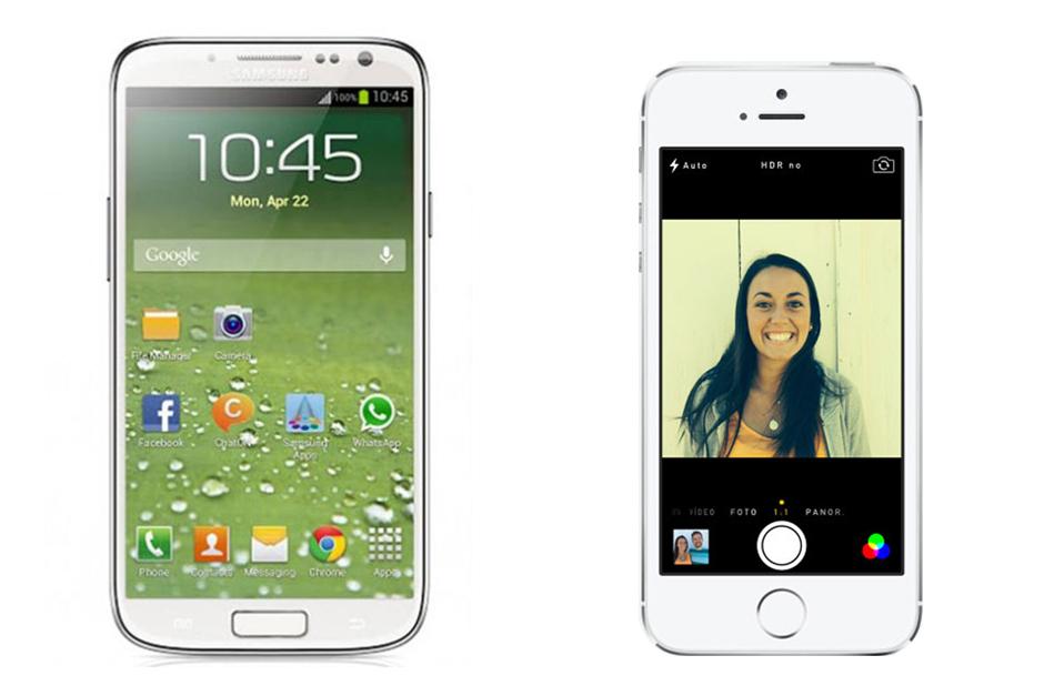 El teléfono móvil de Apple el iPhone 5s resultó ser mucho más resistente que su competencia, el Samsung Galaxy S5 (Foto: Archivo)