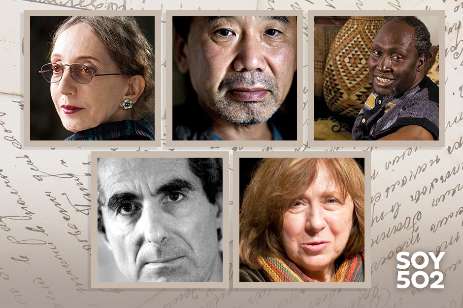 Especialistas apuestan por sus favoritos a recibir el Premio Nobel de Literatura. (Diseño: Javier Marroquín) 