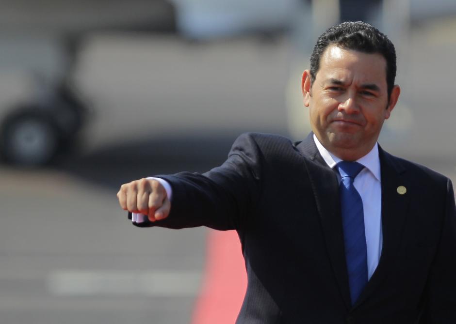 El presidente de la República, Jimmy Morales se pronunció por el incidente ocurrido en Belice. (Foto: Archivo/Soy502)