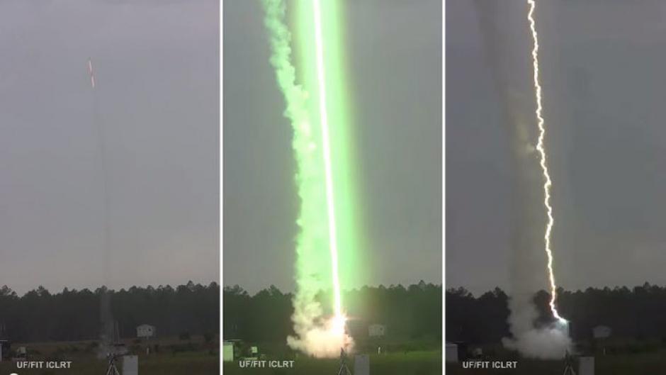 Científicos provocan un truno, para poder captarlo en video y audio.