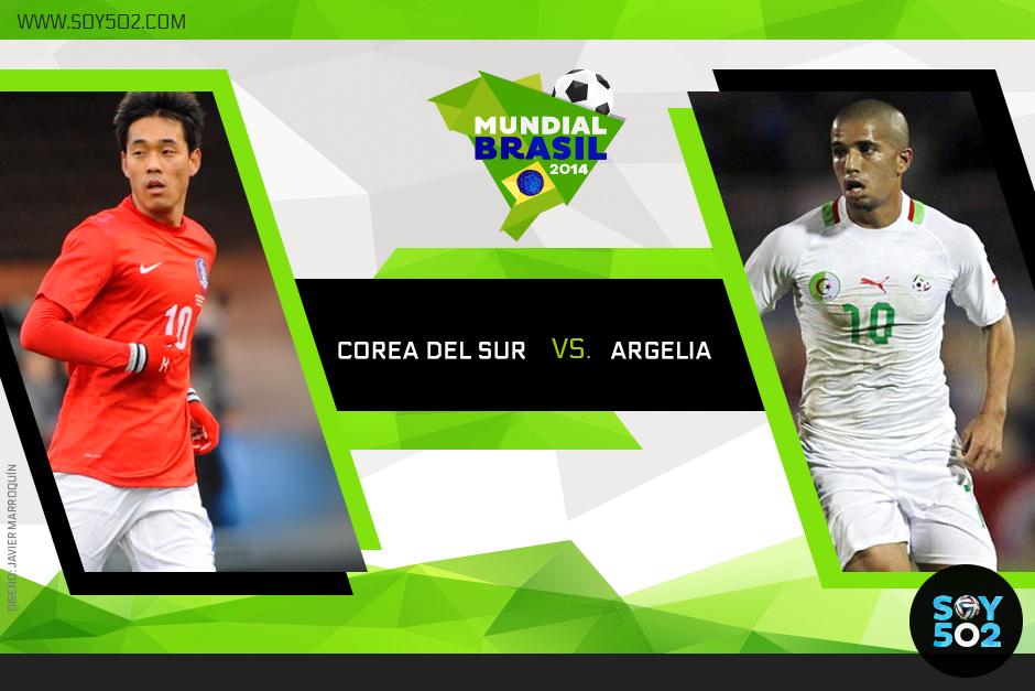 Corea del Sur y Argelia necesitan la victoria para mantenerse con vida. (Diseño: Soy502)