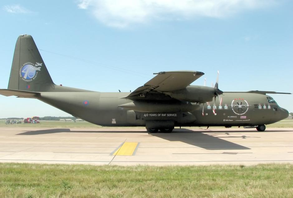 El avión militar estadounidense era modelo Hércules C130. (Foto: Wikipedia) 