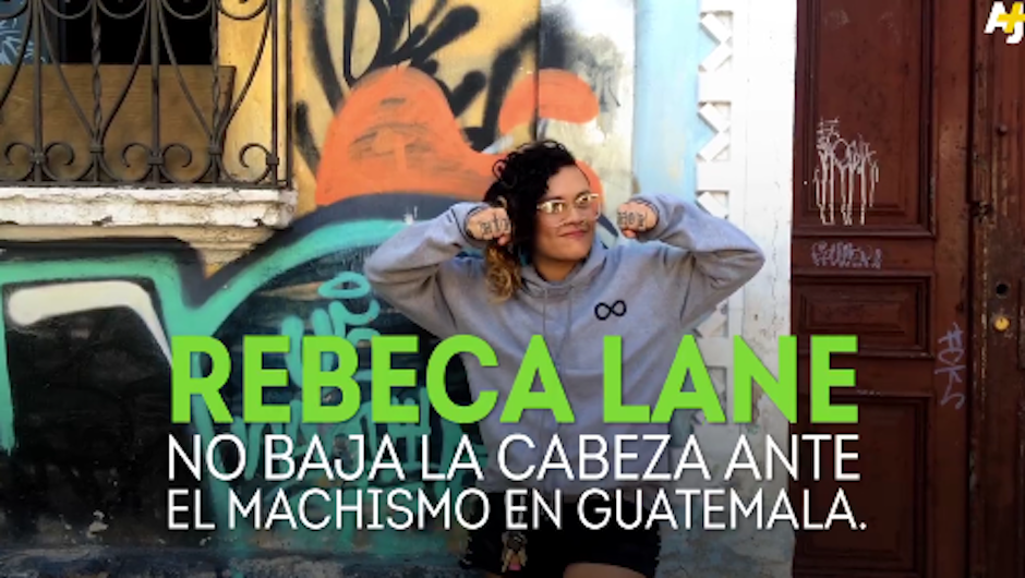 Con su música, Rebeca Lane representa a todas las mujeres que sufren violencia de género, además del machismo, en toda América Latina. (Foto: AJ+ Español) 
