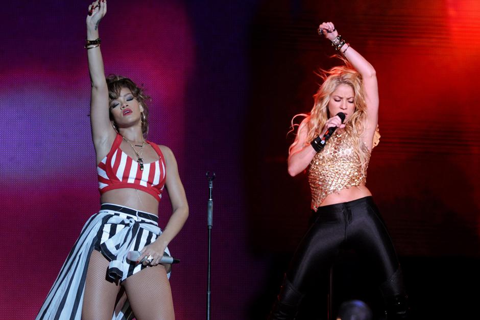 Los rumores de un dueto entre Rihanna y Shakira se confirman.