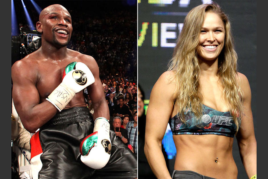 Ronda Rousey lanzó indirectas a Mayweather y este la retó llamándola "hombre". (Foto: mma.uno)