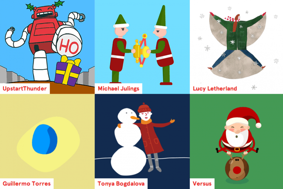 Envía ‘gifs animados’ a tus amigos para Navidad.