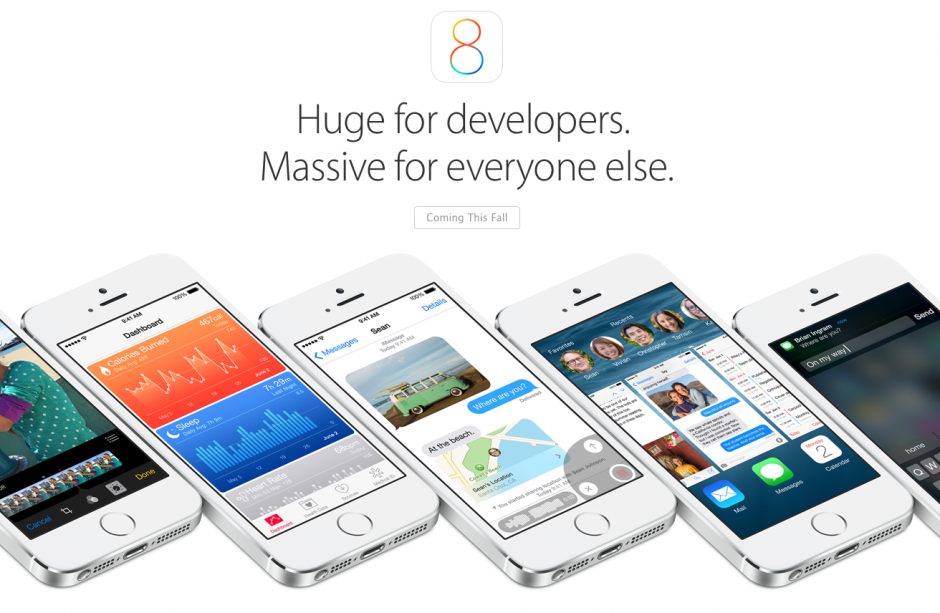 La web de Apple ha cambiado poniendo alcance de los usuarios todas las novedades del WWDC 2014.