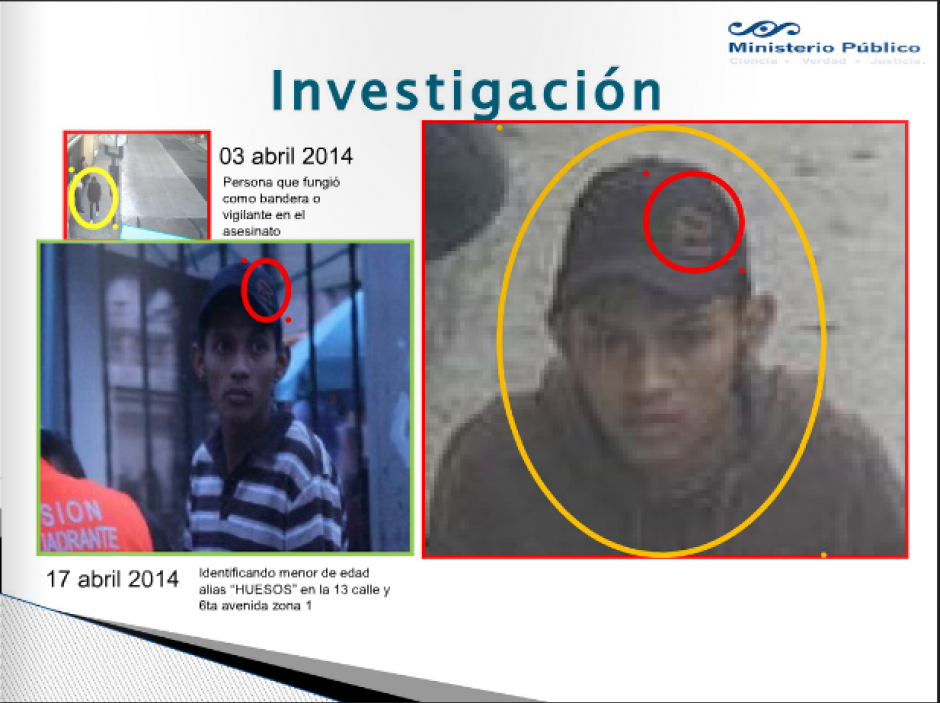 Según la investigación del Ministerio Público Jeison Eduardo Martínez fue quien vigiló el área al momento del asesinato de las hermanas. (Imagen: Presentación del Ministerio Público) 