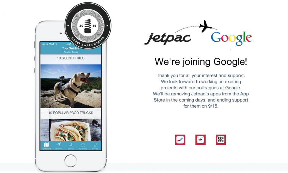 Jetpac ofrece varias apps especializadas en el reconocimiento de imágenes y objetos. (foto: Jetpac)