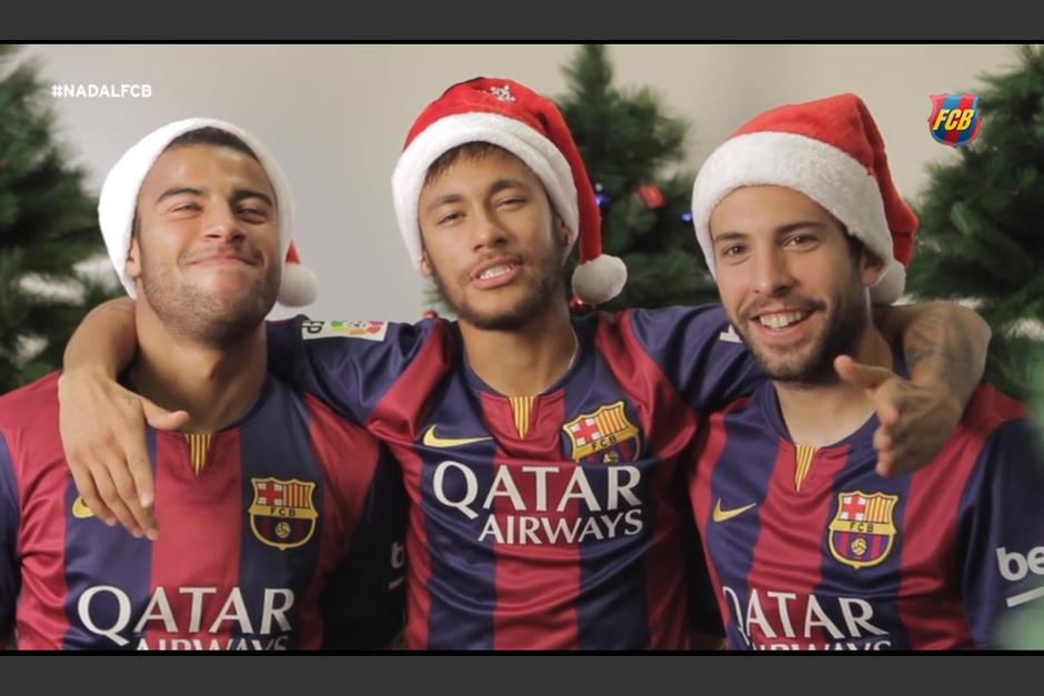 Los jugadores se unieron para enviarles los mejores deseos a sus seguidores alrededor del mundo. (Captura de YouTube)