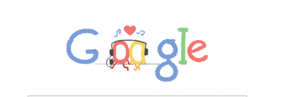 Para celebrar el Día de San Valentín Google dedicó cinco doodles a la fecha. 