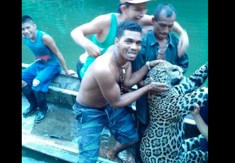 Pedro Luis Gutiérrez Ruíz se entregó a las autoridades colombianas luego de que esta foto causara indignación en redes sociales. (Foto: Facebook Luis Gutiérrez) 