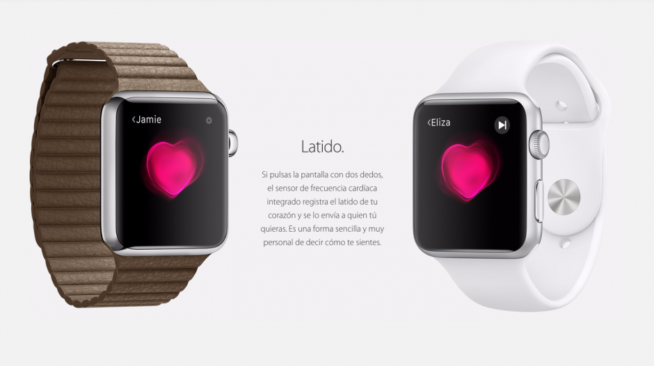 Escucha los latidos del corazón con el Apple Watch. (Imagen: Apple)