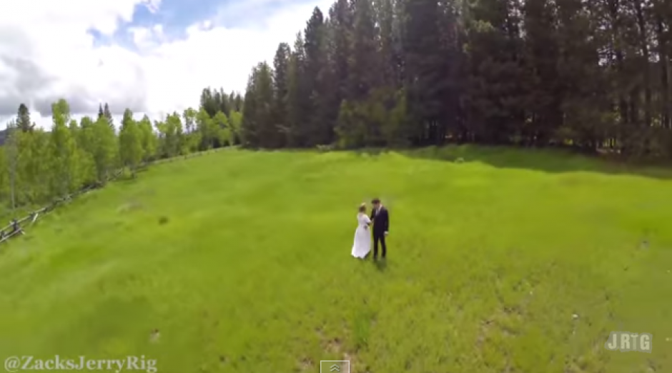 La pareja ya no pudo tener ese momento especial guardado en tomas espectaculares para la posteridad. 
