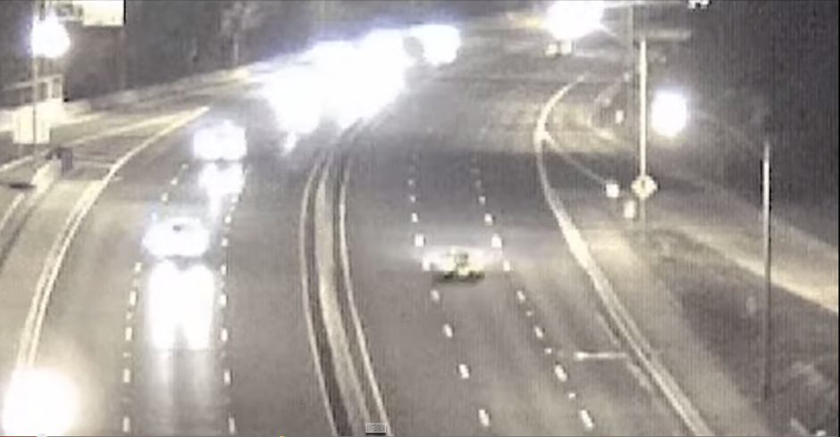 Un Lamborghini pierde el control en plena carretara de Dallas, Texas. (Imagen. YouTube)