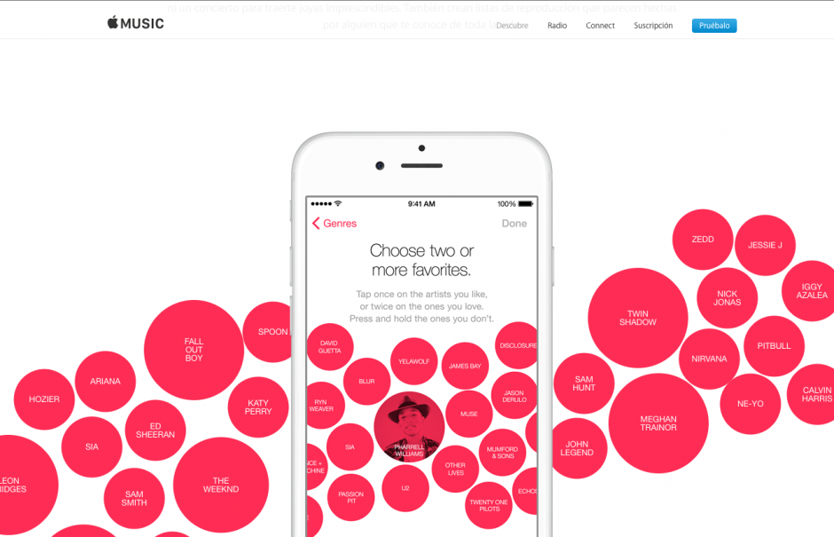 Conoce Apple Music la nueva forma de escuchar música vía streaming. (Imagen: Apple)
