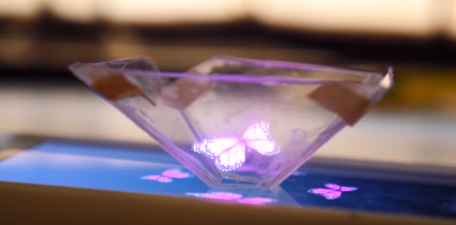 Convierte tu dispositivo en un proyector de hologramas 3D. (Imagen: YouTube)